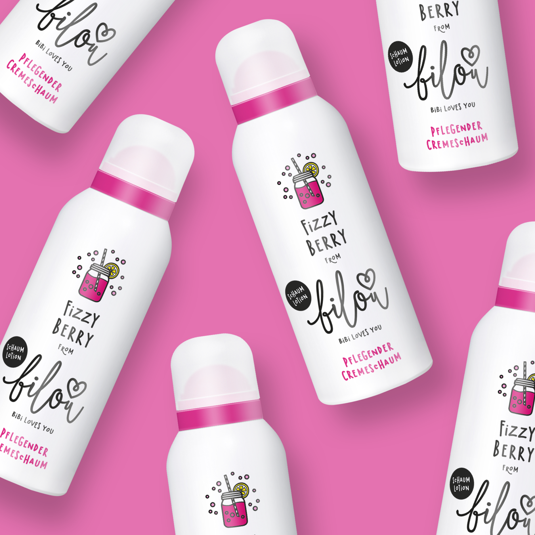 Bilou Cremeschaum Fizzy Berry